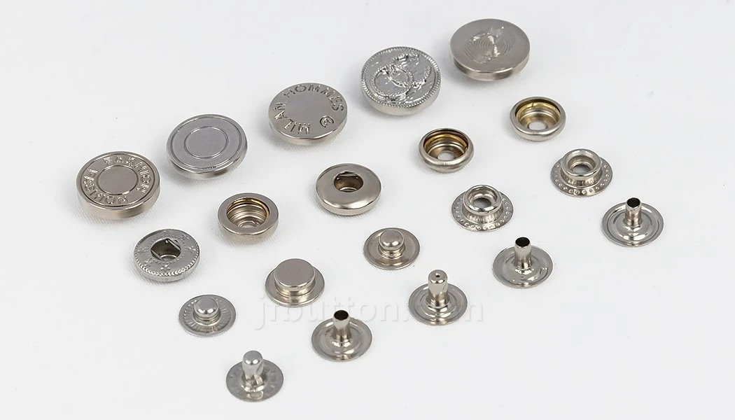 metal press stud buttons
