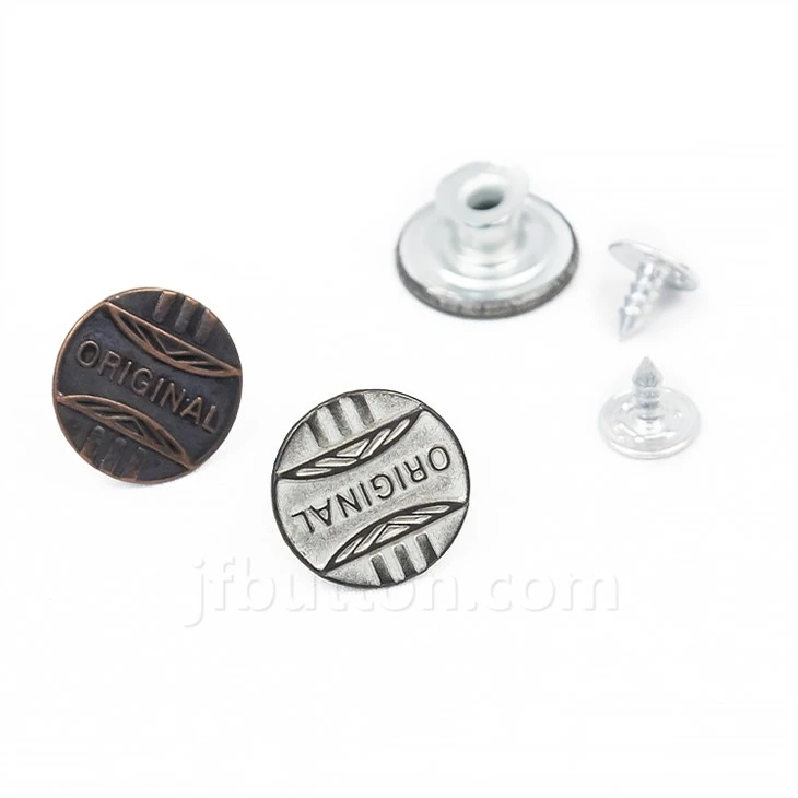 Buttons for Jeans Metal