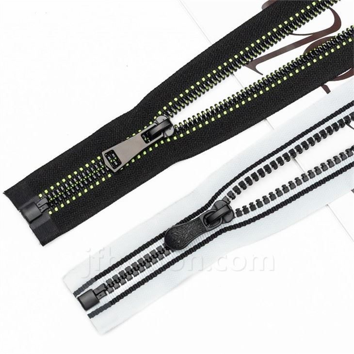 Heavy Duty Plastic Coat Zippers