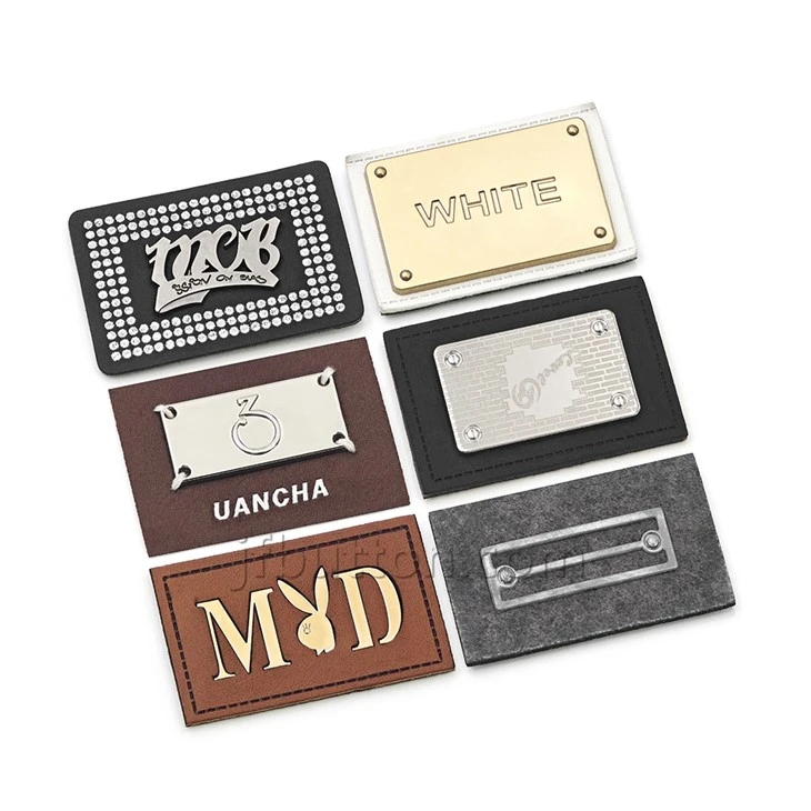 Personalized Metal Leather Labels
