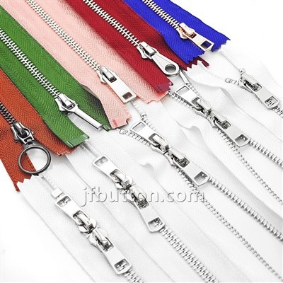 Ανοιχτό τελικό Metal Zipppers για σακάκια