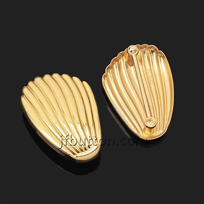 Μεταλλική πόρπη σε σχήμα κοχυλιού