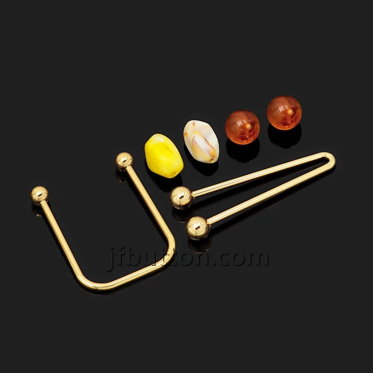 V Metal Ring For Halter Top factory
