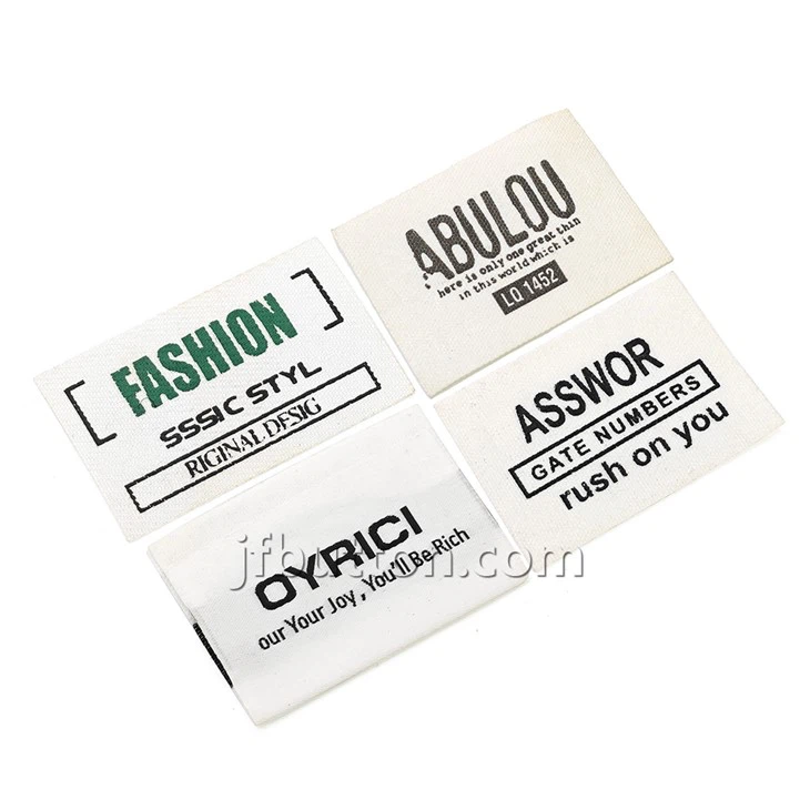 Woven T-shirt Logo Label factory