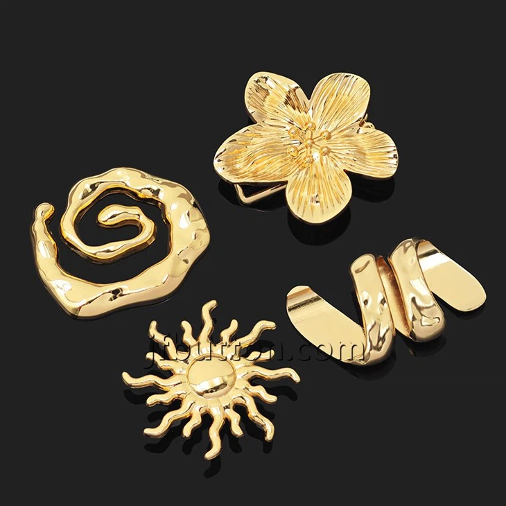 Gold Metal Beachwear Accessories suppliers