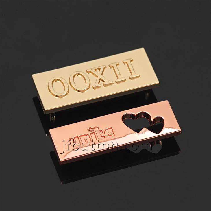 Gold Plate Name Tag For Handbag factory