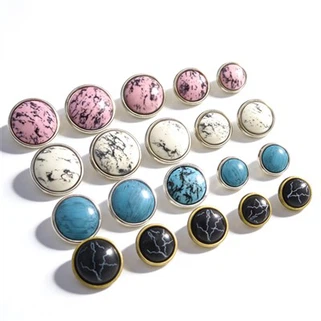 Κουμπί κνήμης Feroza Turquoise Stone