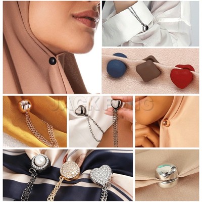 7 Διαφορετικοί τύποι καρφίτσες Hijab