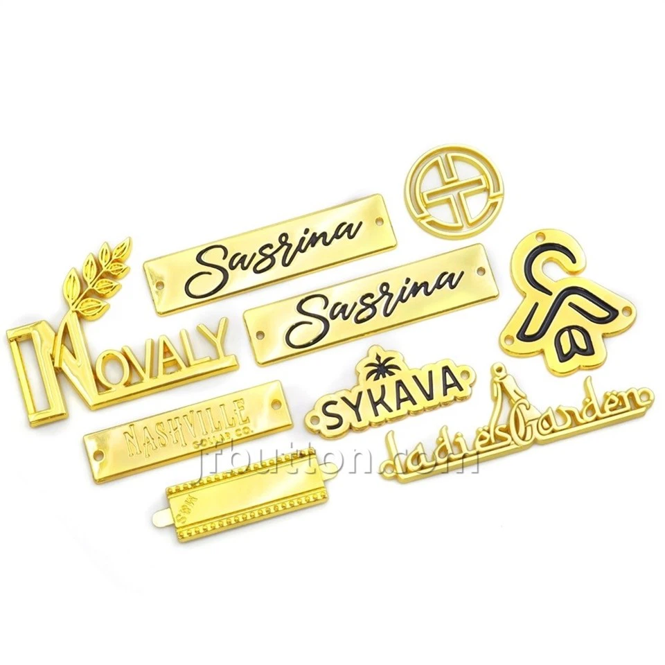 Metal Label Clothing Tags
